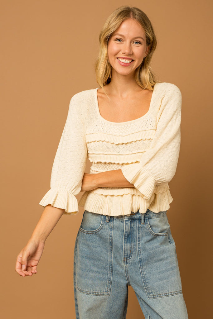 Cozy Holidays Sweater Top Clothing Gilli   