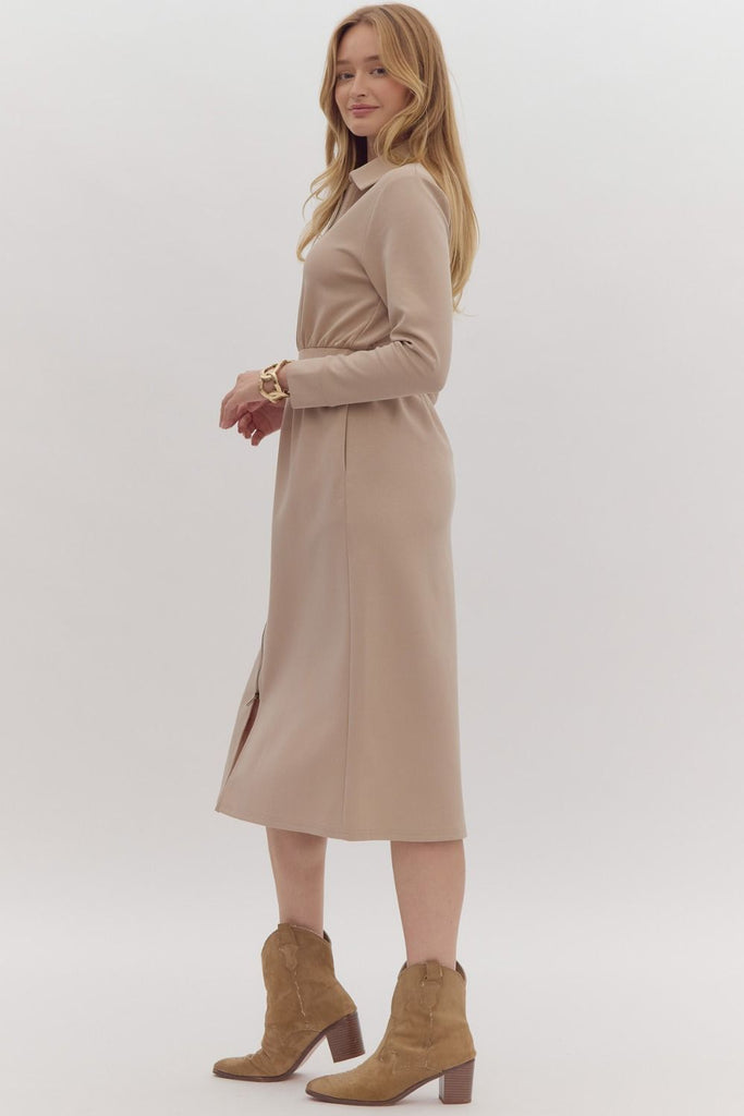 Lets Be Friends Midi Dress Clothing Peacocks & Pearls Lexington   