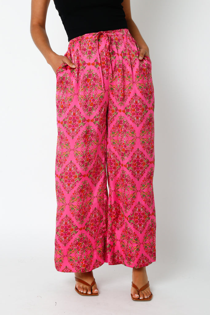 Flowers Of Love Pants Clothing Olivaceous   