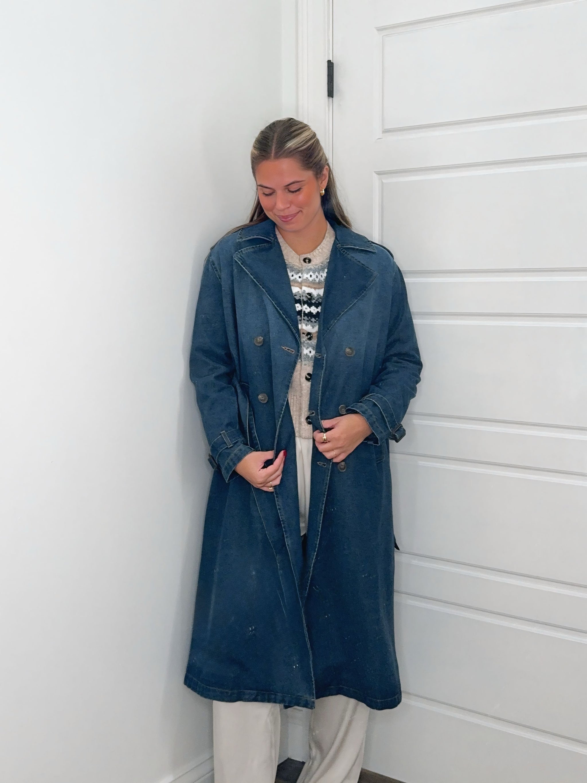 The Denim Dusk Trench – Peacocks & Pearls Lexington