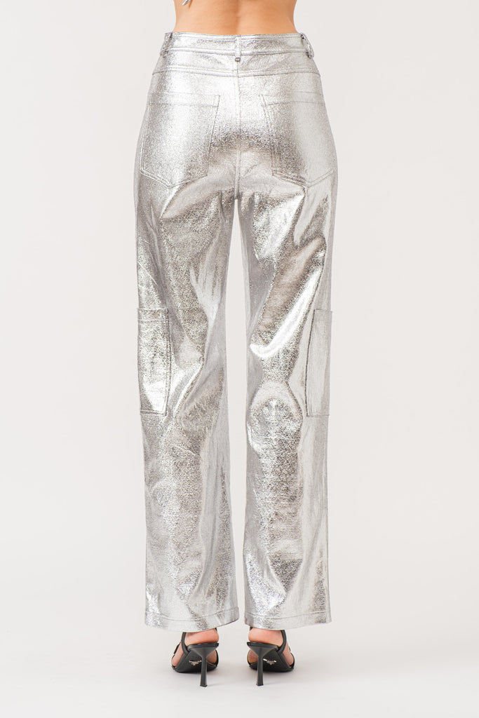Gaia Silver Utility Pants Clothing Sofie the Label   