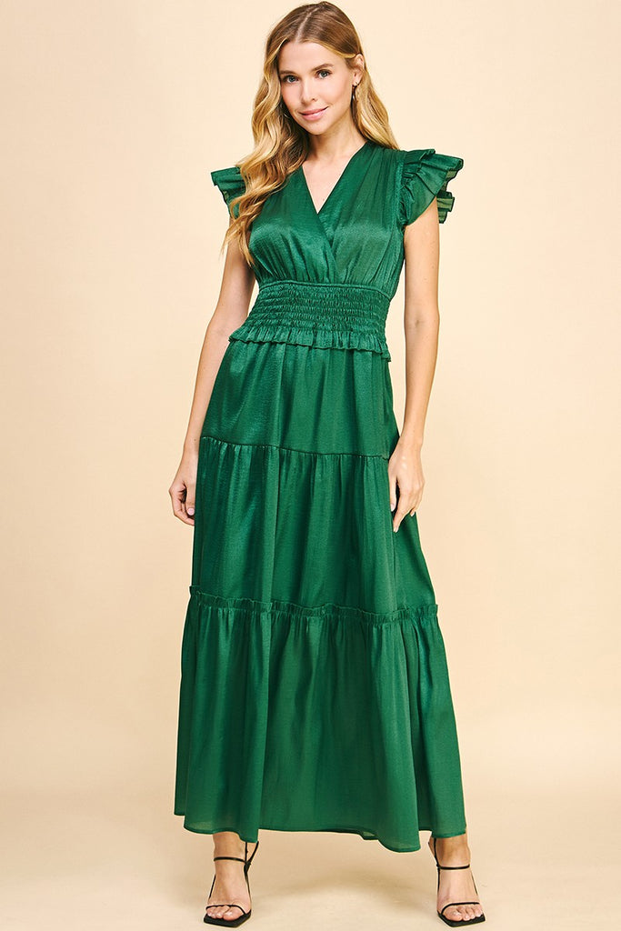 Glistening Eve Maxi Dress Clothing Peacocks & Pearls Lexington   