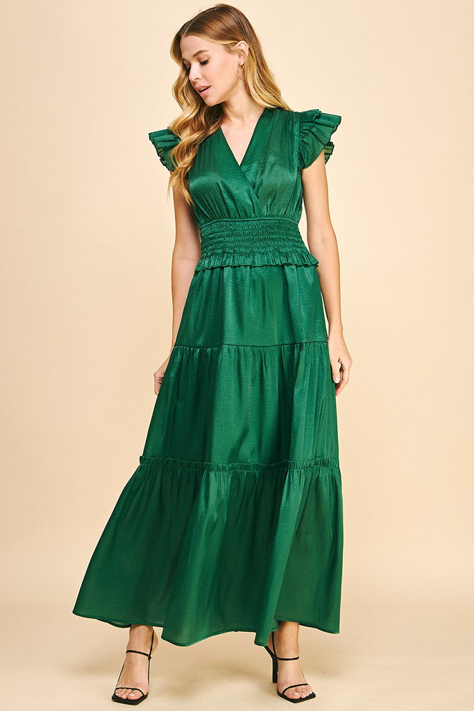 Glistening Eve Maxi Dress Clothing Peacocks & Pearls Lexington   