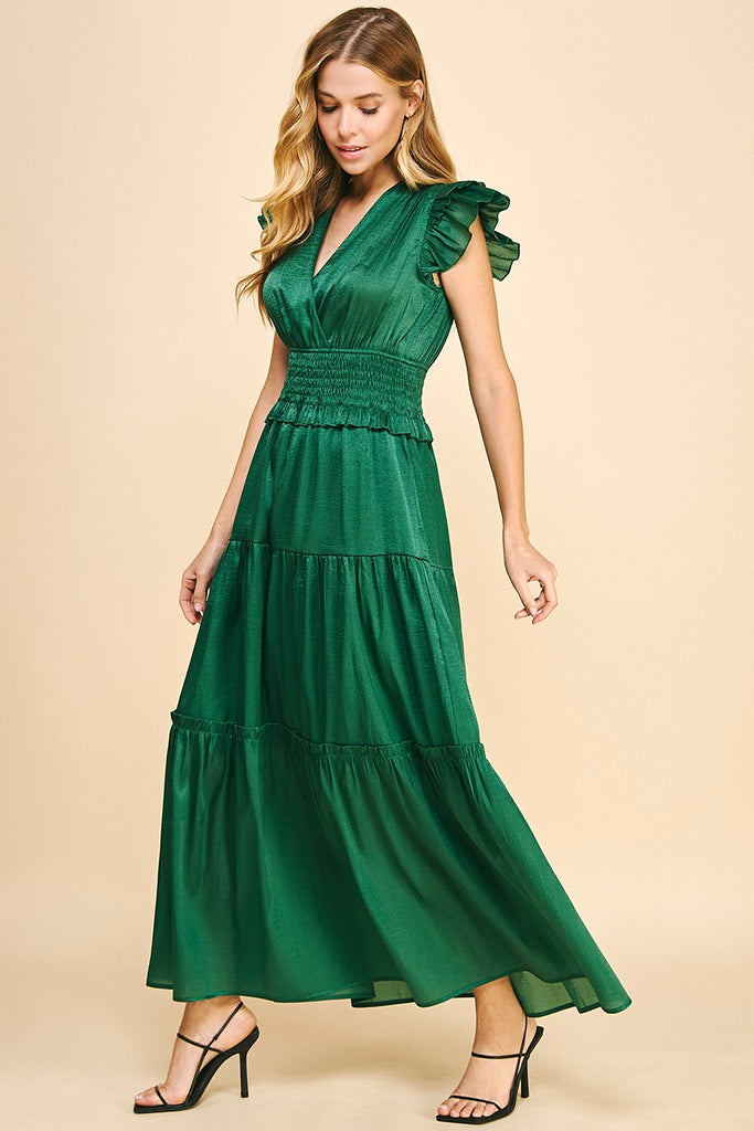 Glistening Eve Maxi Dress Clothing Peacocks & Pearls Lexington   