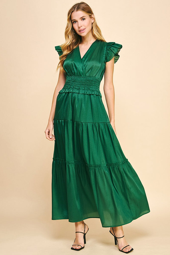 Glistening Eve Maxi Dress Clothing Peacocks & Pearls Lexington   