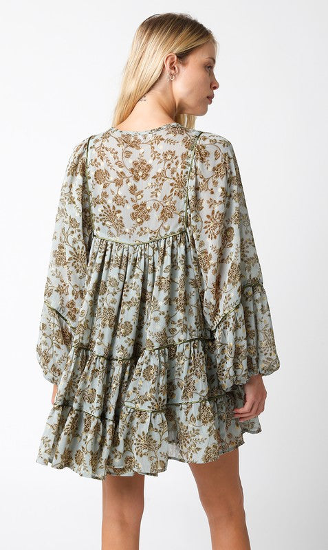 The Mia Dress Clothing Olivaceous   