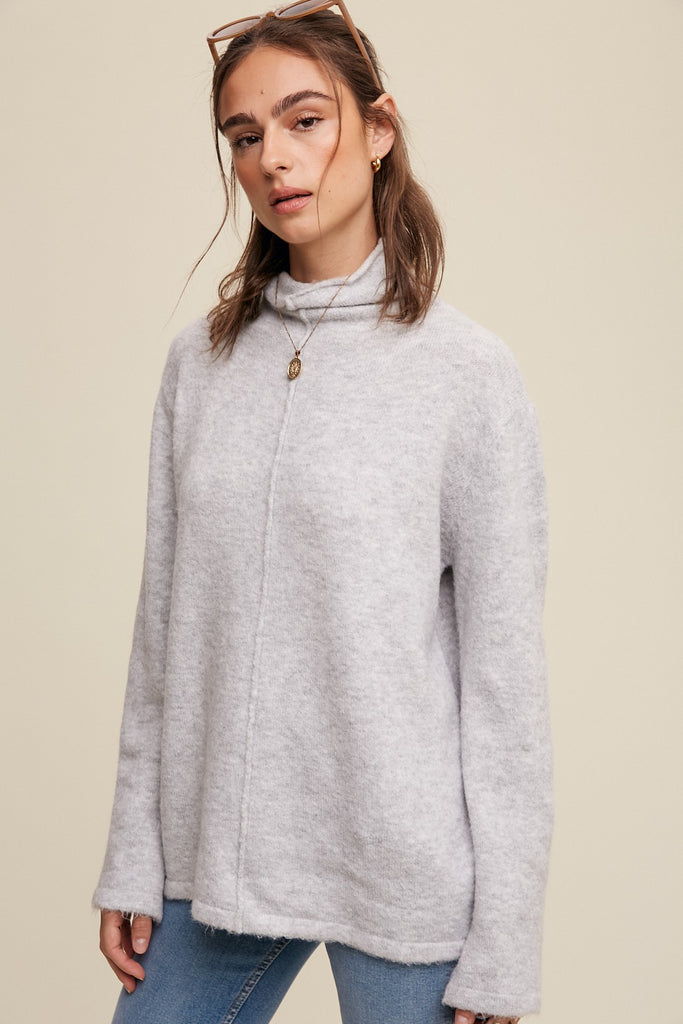 Made For You Sweater Clothing Listicle Grey S 