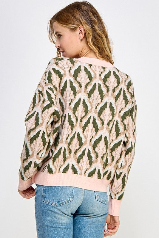 Pink Moss Sweater Clothing See And Be Seen   