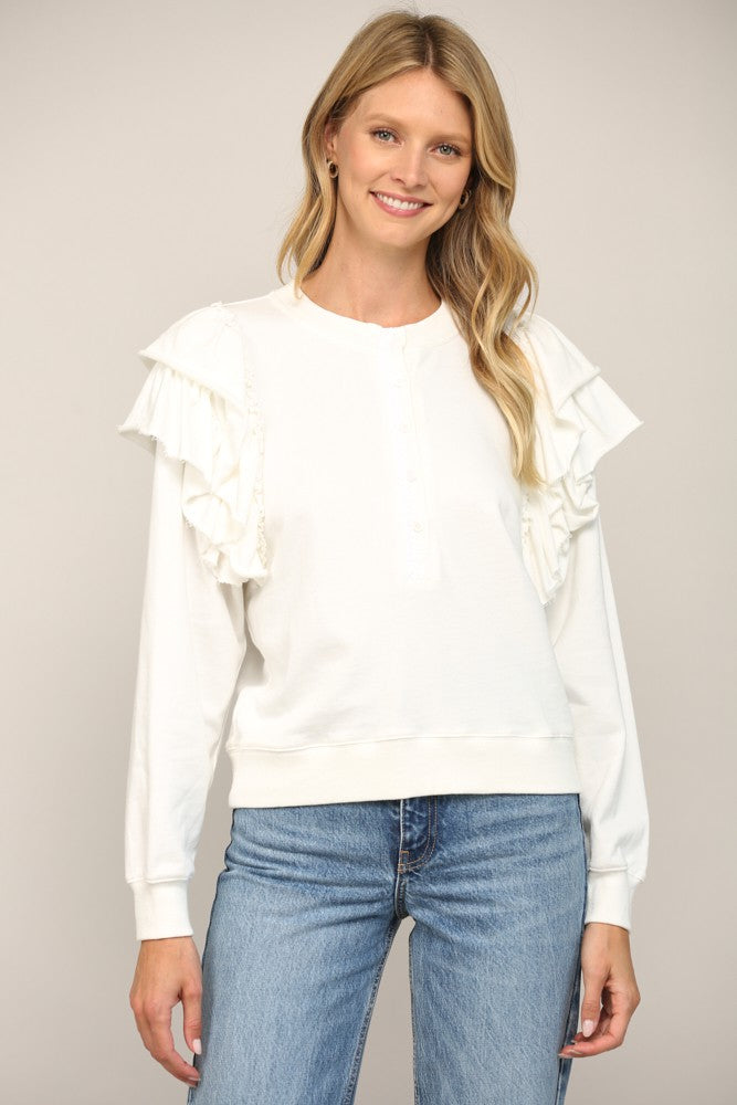 Classic Caroline Sweatshirt Top Clothing Fate   