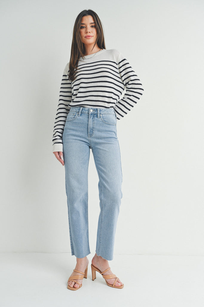 Jenny Hem Detail Straight Jean Clothing Just Panmaco Inc   