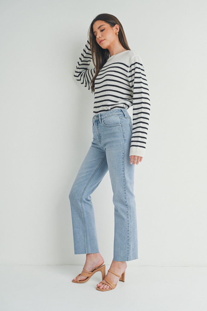 Jenny Hem Detail Straight Jean Clothing Just Panmaco Inc   