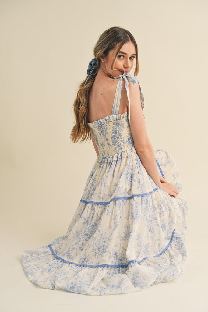 For The Plot Baby Blue Midi Dress Clothing Peacocks & Pearls Lexington   