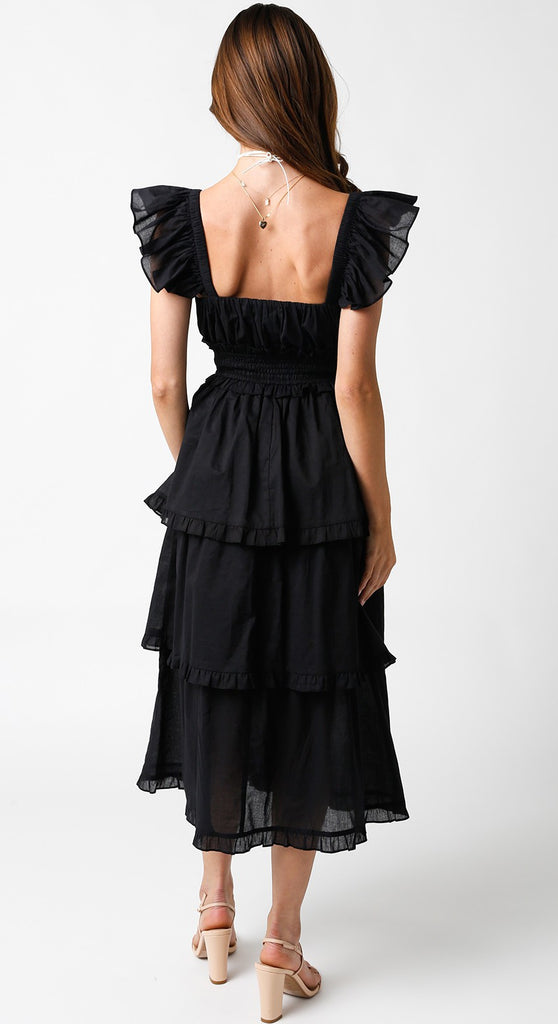 Lily Midi Dress Clothing Peacocks & Pearls Lexington   