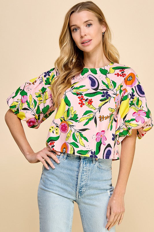 Tropic Girl Pink Top Clothing TCEC   