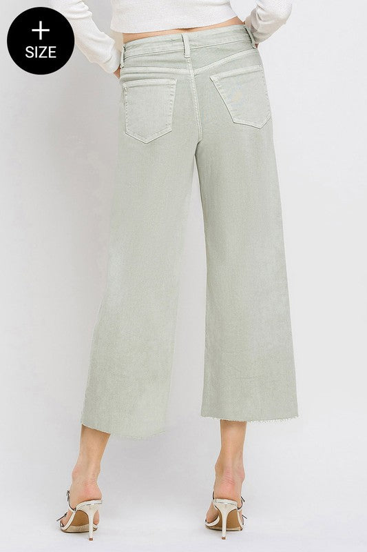 Sage High Rise Crop Flare Pants Clothing Peacocks & Pearls Lexington   