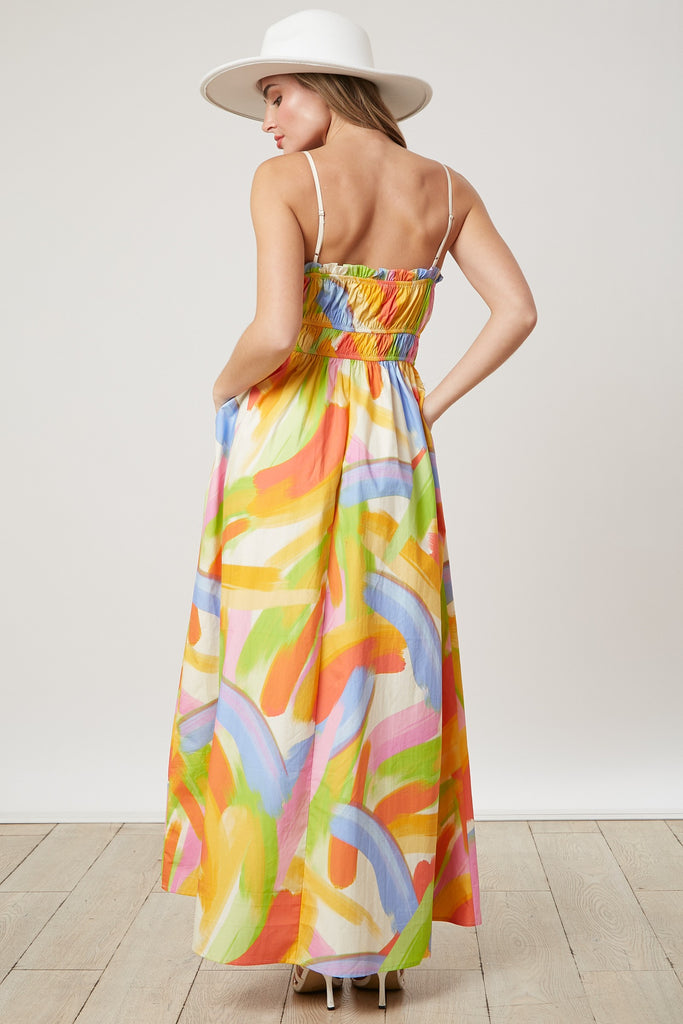 sorrento midi dress Sunday in Sorrento Midi Dress - Cream