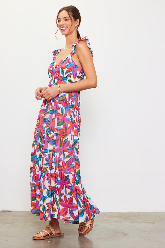 Graceful Bloom Maxi Dress Clothing Peacocks & Pearls Lexington   