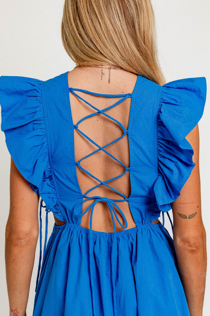 Moments Of Me Blue Dress Clothing Peacocks & Pearls Lexington   