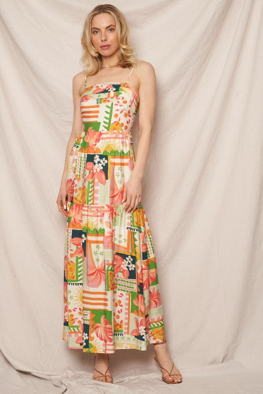 In Your Happy Place Maxi Dress Clothing Peacocks & Pearls Lexington