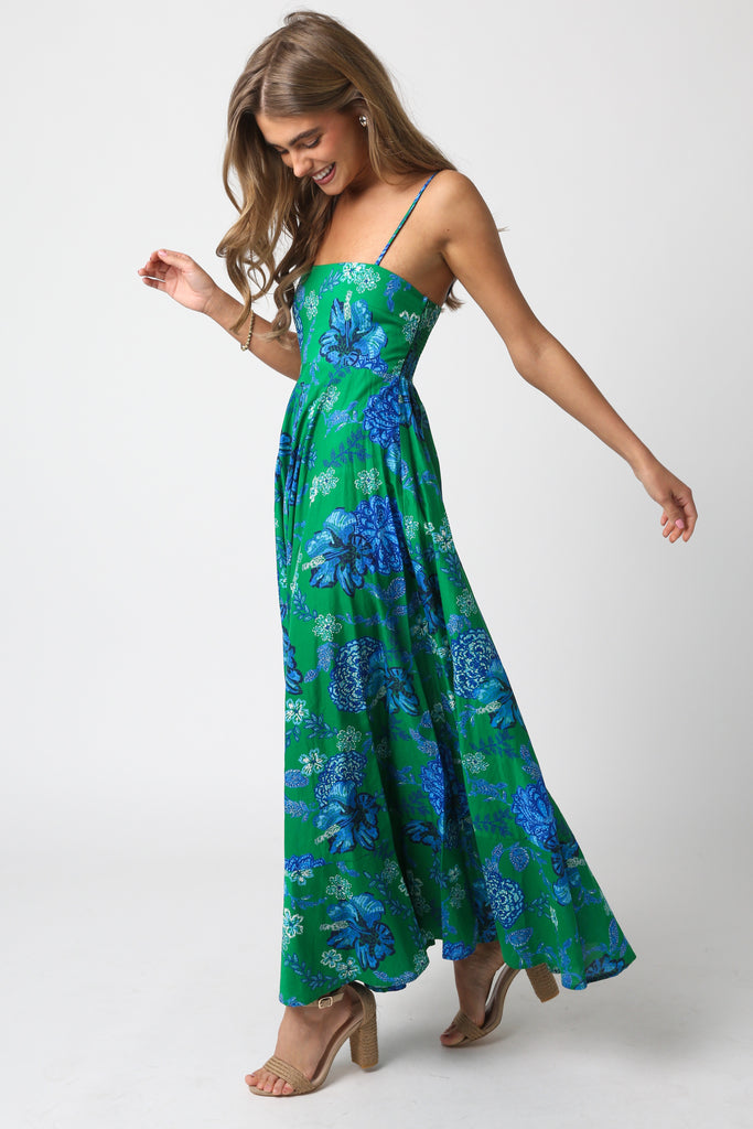 Delightful Destination Midi Dress Clothing Peacocks & Pearls Lexington   