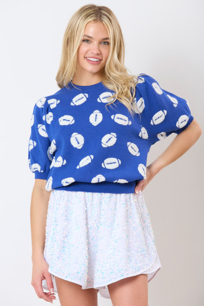 End Game Football Top Clothing Peacocks & Pearls Lexington   