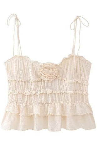 Girls Night Out Ruffle Top Clothing Peacocks & Pearls Lexington   