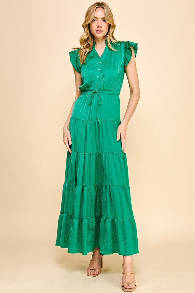 On Time Maxi Dress Clothing Peacocks & Pearls Lexington Green S 