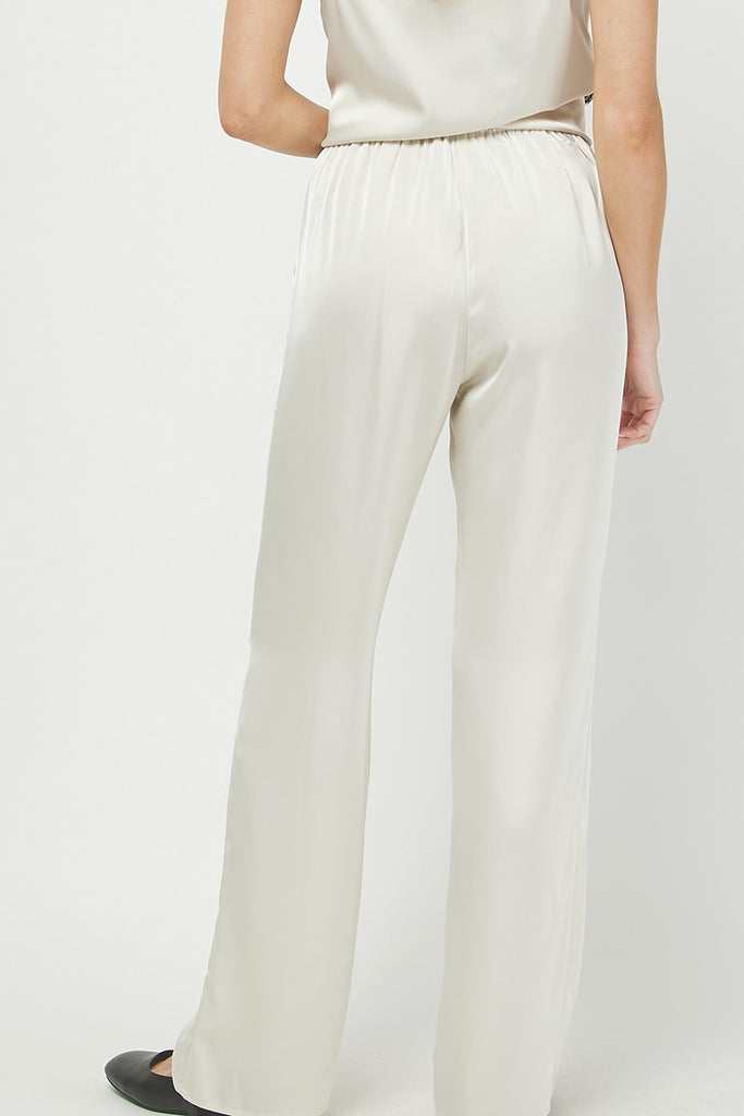 Pearl Glow Satin Pant Clothing Peacocks & Pearls Lexington