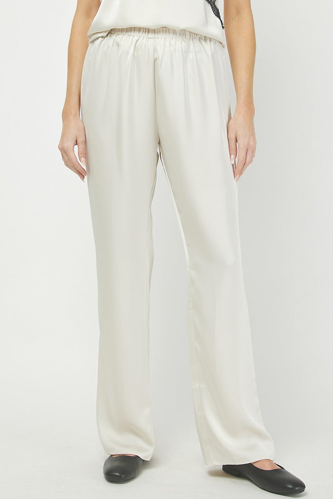 Pearl Glow Satin Pant Clothing Peacocks & Pearls Lexington