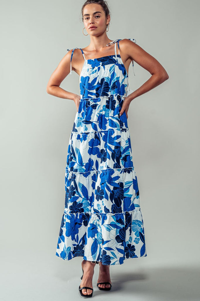 Whispering Blooms Maxi Dress Clothing Peacocks & Pearls Lexington   