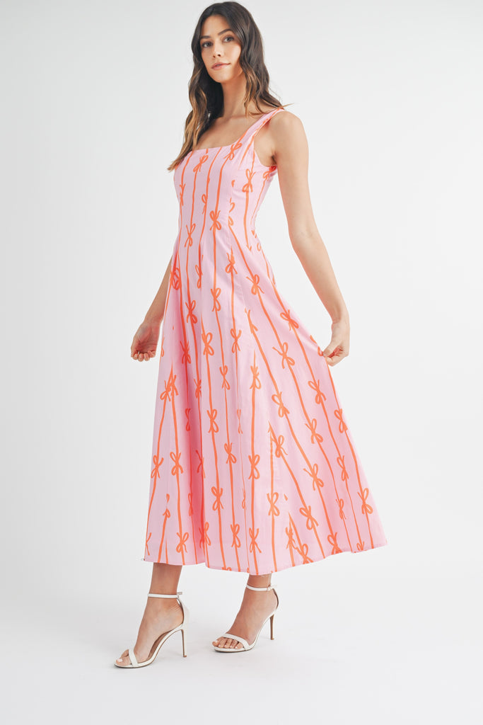 Unbowlievable Midi Dress Clothing Peacocks & Pearls Lexington   