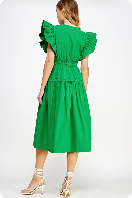 Loved By You Midi Dress Clothing Peacocks & Pearls Lexington   