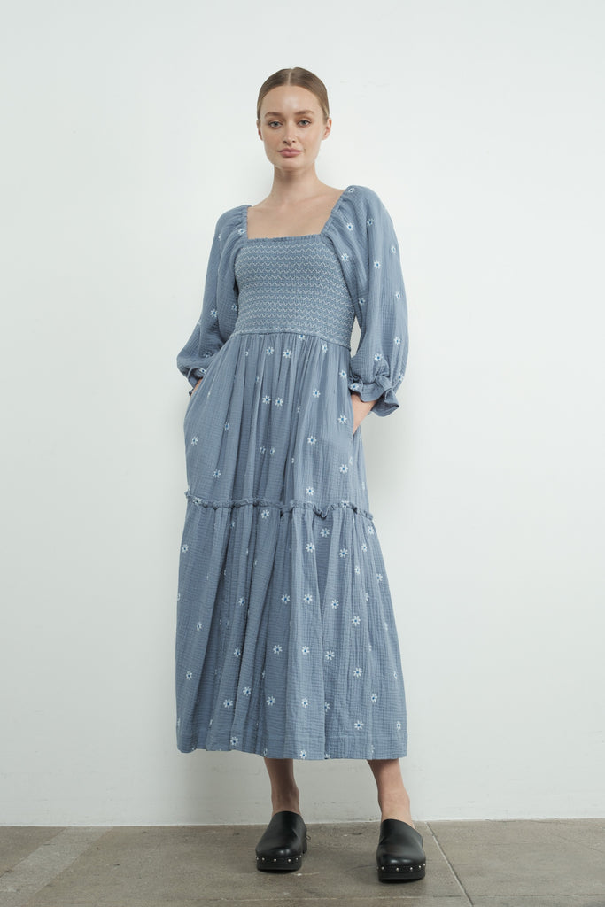 Picnic Blooms Maxi Dress Clothing Peacocks & Pearls Lexington
