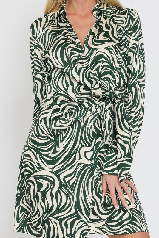 Jungle Wrap Dress Clothing Peacocks & Pearls Lexington   