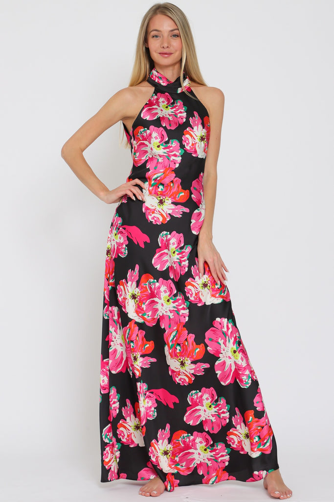 Fancy Friday Floral Maxi Dress Clothing Peacocks & Pearls Lexington   