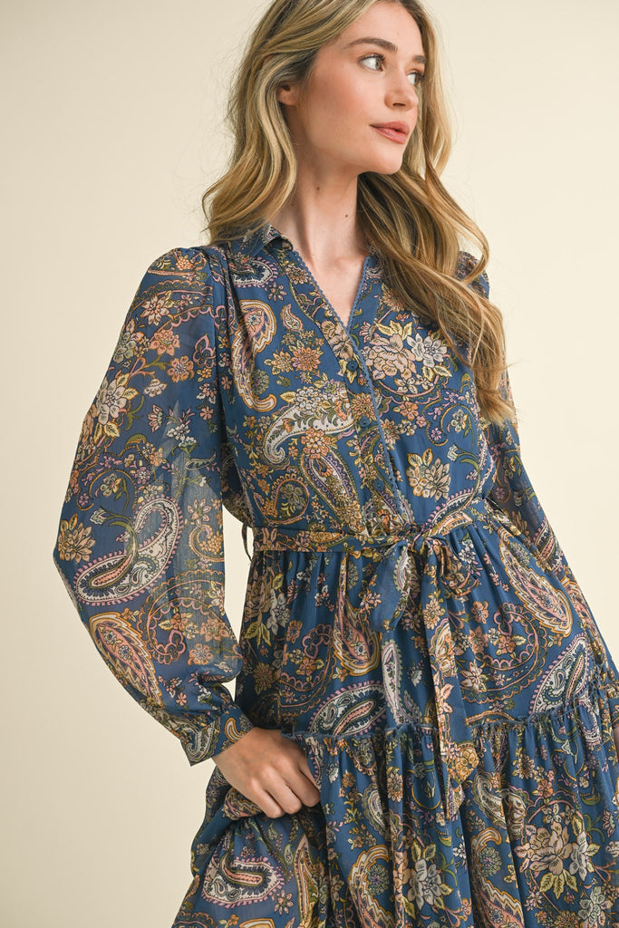 Paisley Dream Dress Clothing Peacocks & Pearls Lexington   