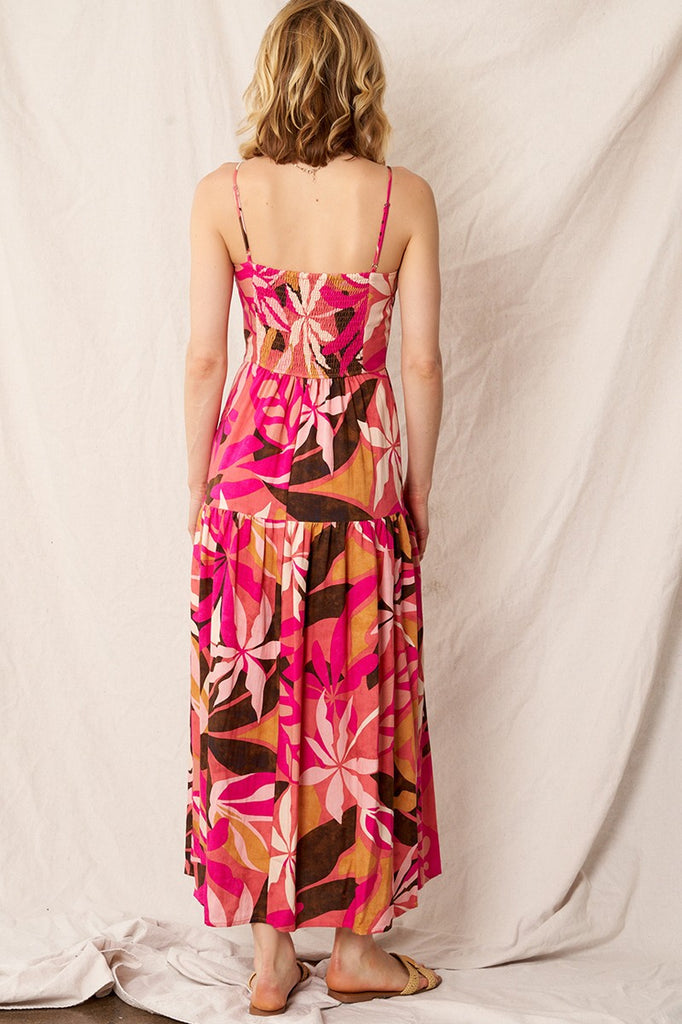 Sundown Florals Maxi Dress Clothing Peacocks & Pearls Lexington