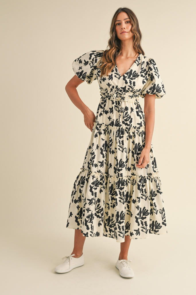 Fall Vision Midi Dress Clothing Peacocks & Pearls Lexington   