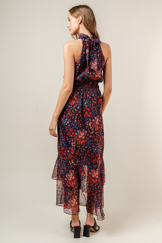 Floral Galaxy Maxi Dress Clothing Peacocks & Pearls Lexington   