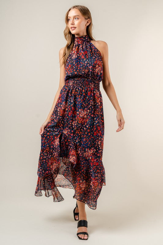 Floral Galaxy Maxi Dress Clothing Peacocks & Pearls Lexington   