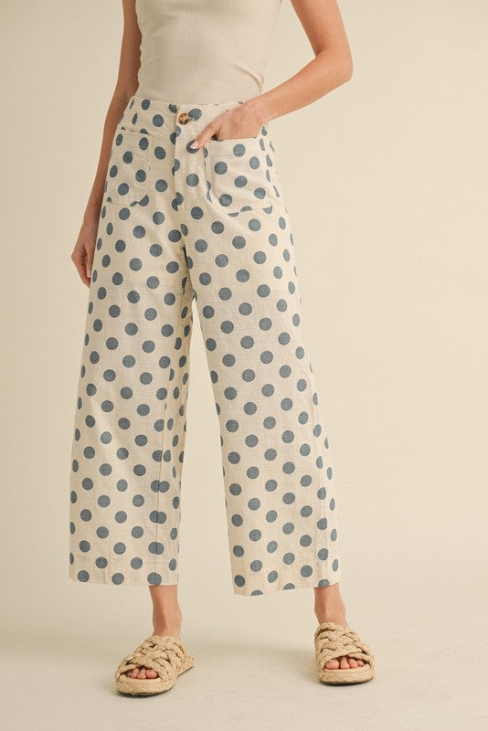 Polka Dot Drift Pants Clothing Peacocks & Pearls Lexington