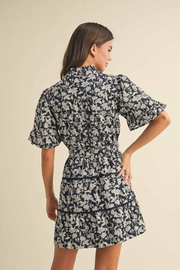 Pressed Blooms Dress Clothing Peacocks & Pearls Lexington