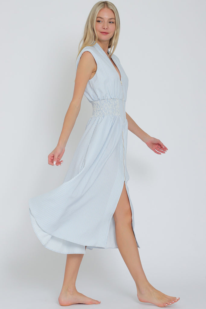 Sailor Chic Midi Dress Clothing Peacocks & Pearls Lexington