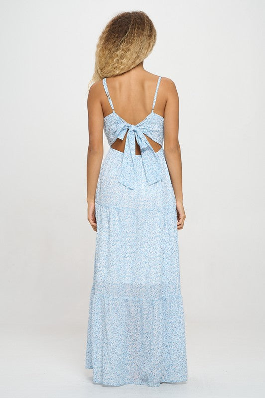 Santorini Skies Maxi Dress Clothing Peacocks & Pearls Lexington