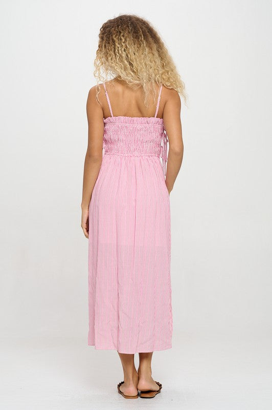 Blush Dawn Maxi Dress Clothing Peacocks & Pearls Lexington