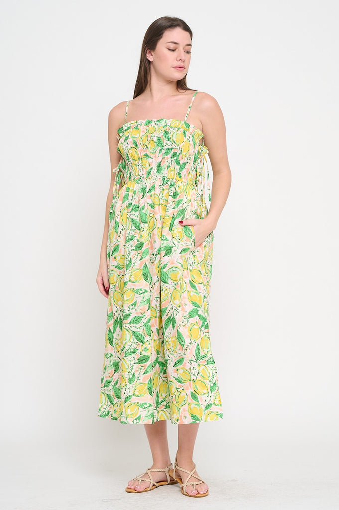 Lemon Grove Maxi Dress Clothing Peacocks & Pearls Lexington