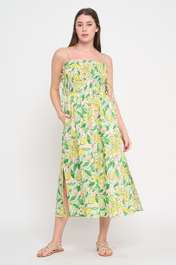 Lemon Grove Maxi Dress Clothing Peacocks & Pearls Lexington