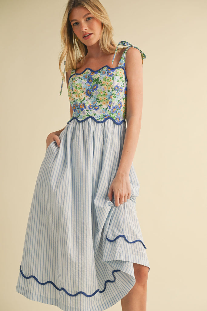 Blossom Bay Dress Clothing Peacocks & Pearls Lexington