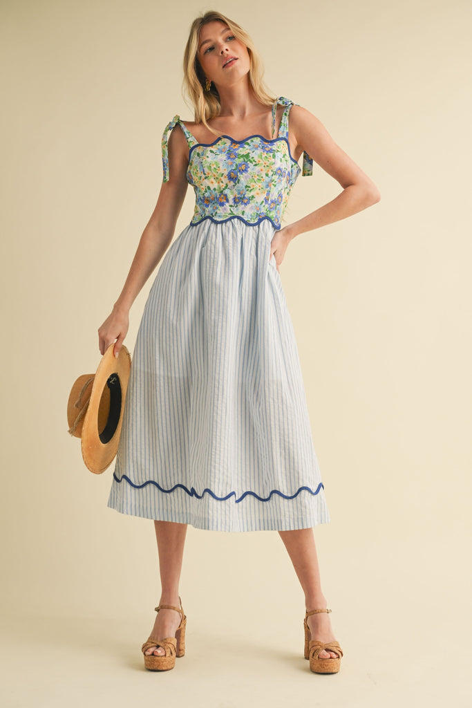 Blossom Bay Dress Clothing Peacocks & Pearls Lexington