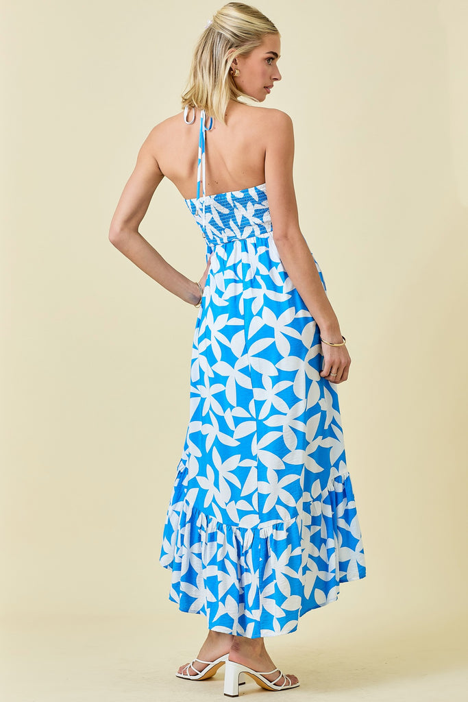 Blue Palms Dress Clothing Peacocks & Pearls Lexington